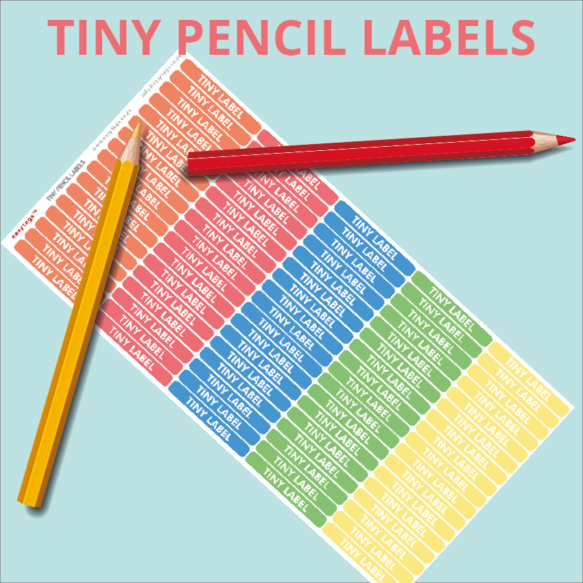 Tiny Pencil Labels